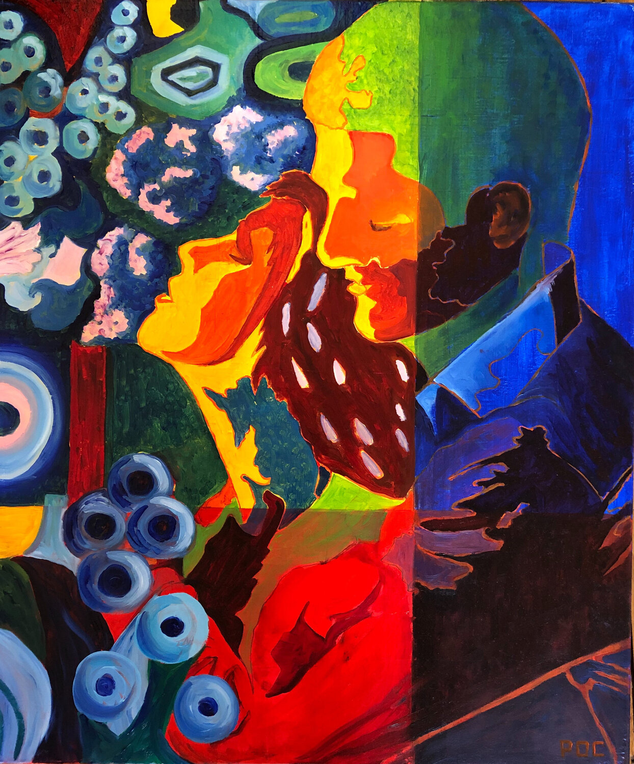 Tendresse Odile Pinto-Corbin Original painting for sale