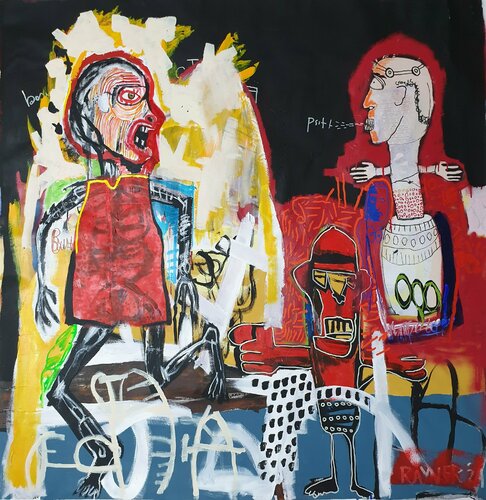 "White neoliths" by Marc Rayner, Painting for Sale on Select