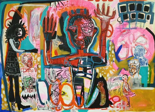 "Hands up the guilty " by Marc Rayner, Painting for Sale on Select