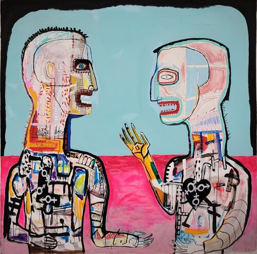 "We argued about how much we had in common" by Marc Rayner, Painting for Sale on Select