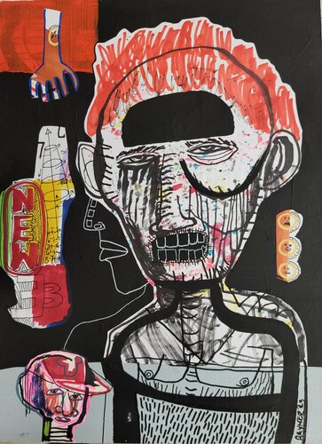 New money by Marc Rayner, Painting for Sale on Select