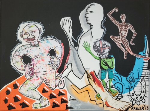 When all else fails..... by Marc Rayner, Painting for Sale on Select
