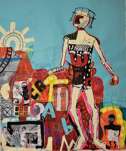 Sploitation by Marc Rayner, Painting for Sale on Select
