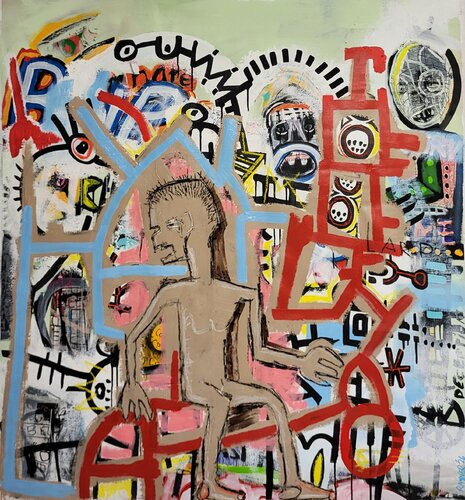 21st century zeitgeist by Marc Rayner, Painting for Sale on Select