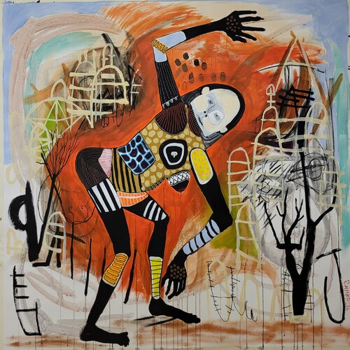 Future shock by Marc Rayner, Painting for Sale on Select