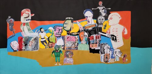 What's going on by Marc Rayner, Painting for Sale on Select