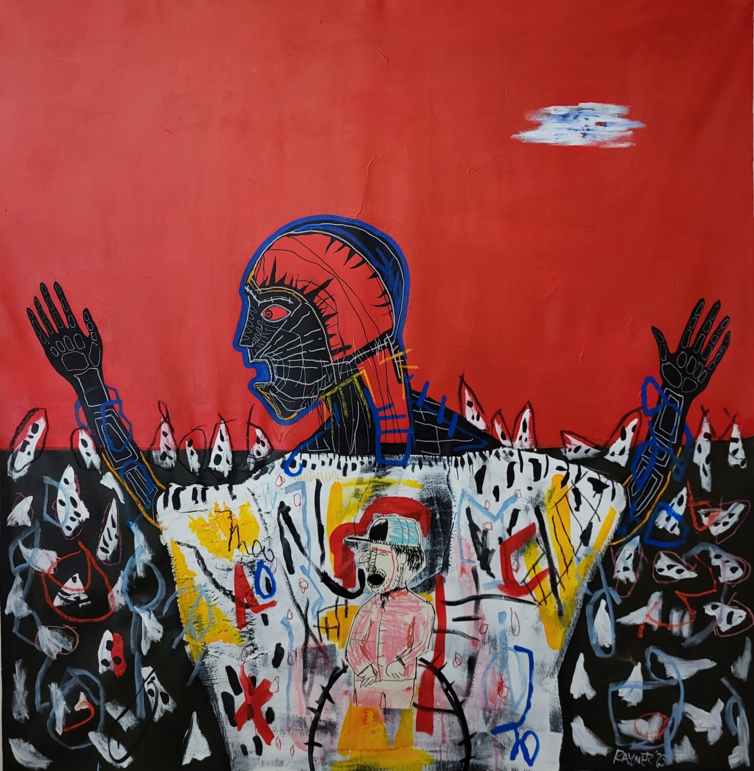 "Distress #6" Marc Rayner Original painting for sale