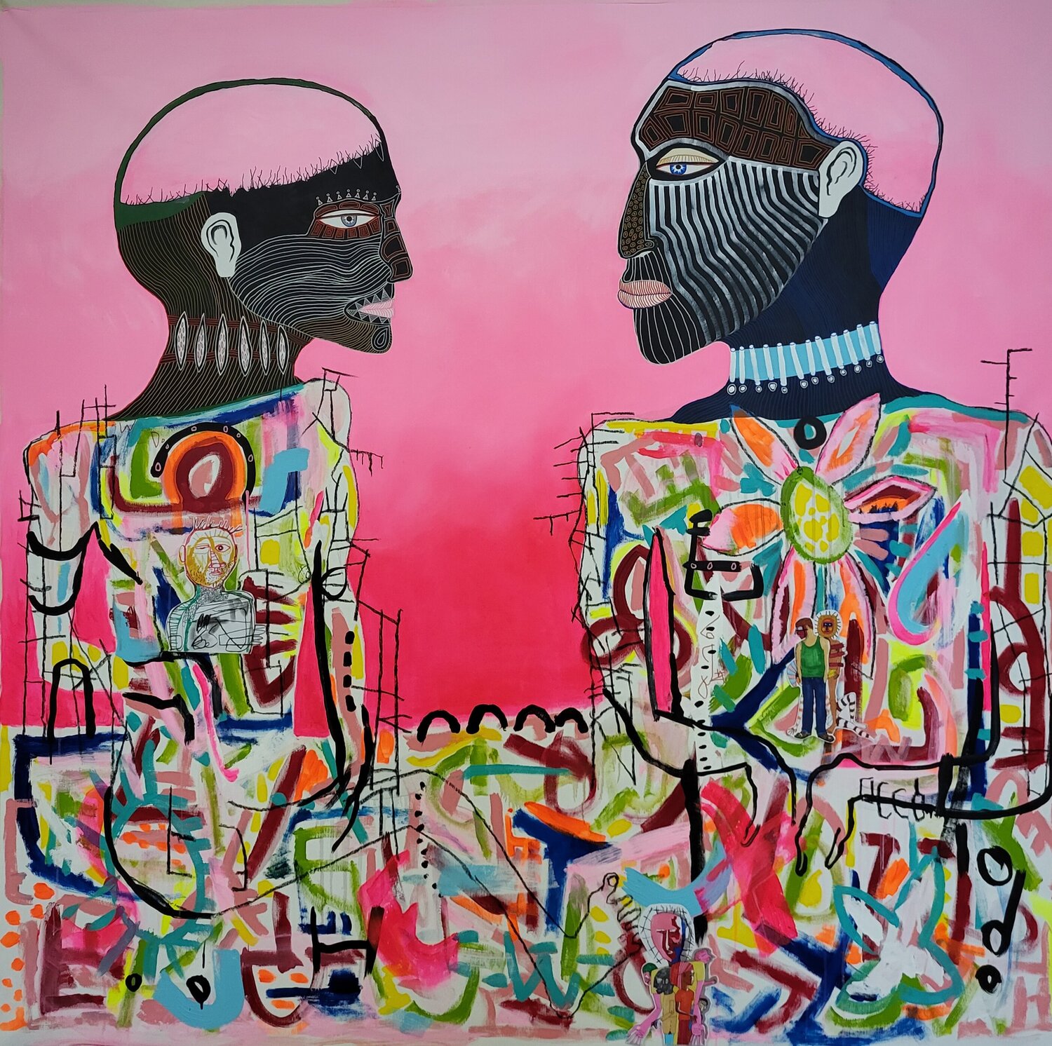"I've never been to Morocco, but I love it anyway " Marc Rayner Original painting for sale