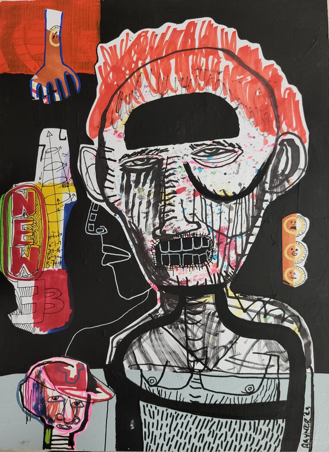 New money Marc Rayner Original painting for sale