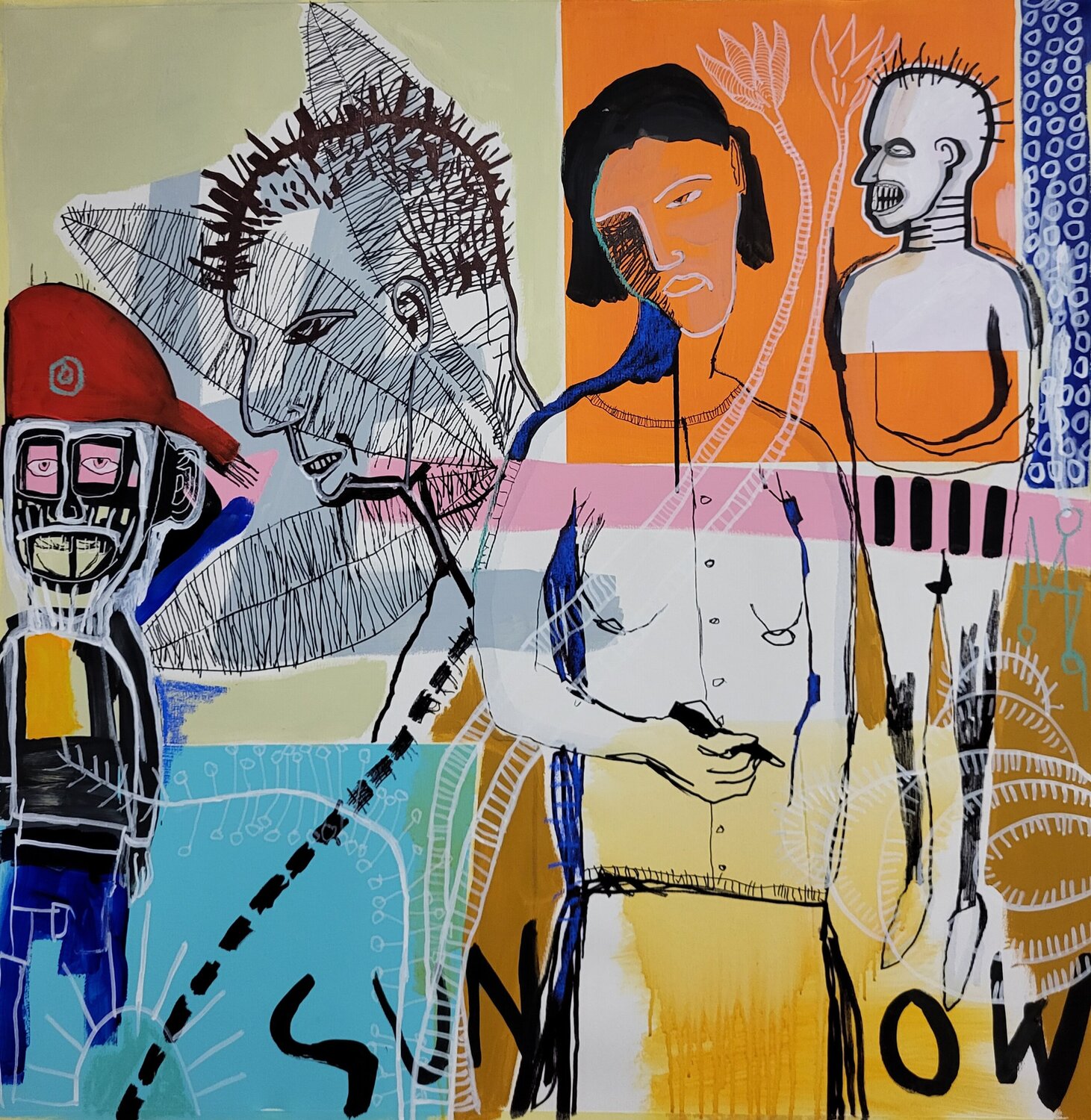 "In memory of Sylvia Plath" Marc Rayner Original painting for sale