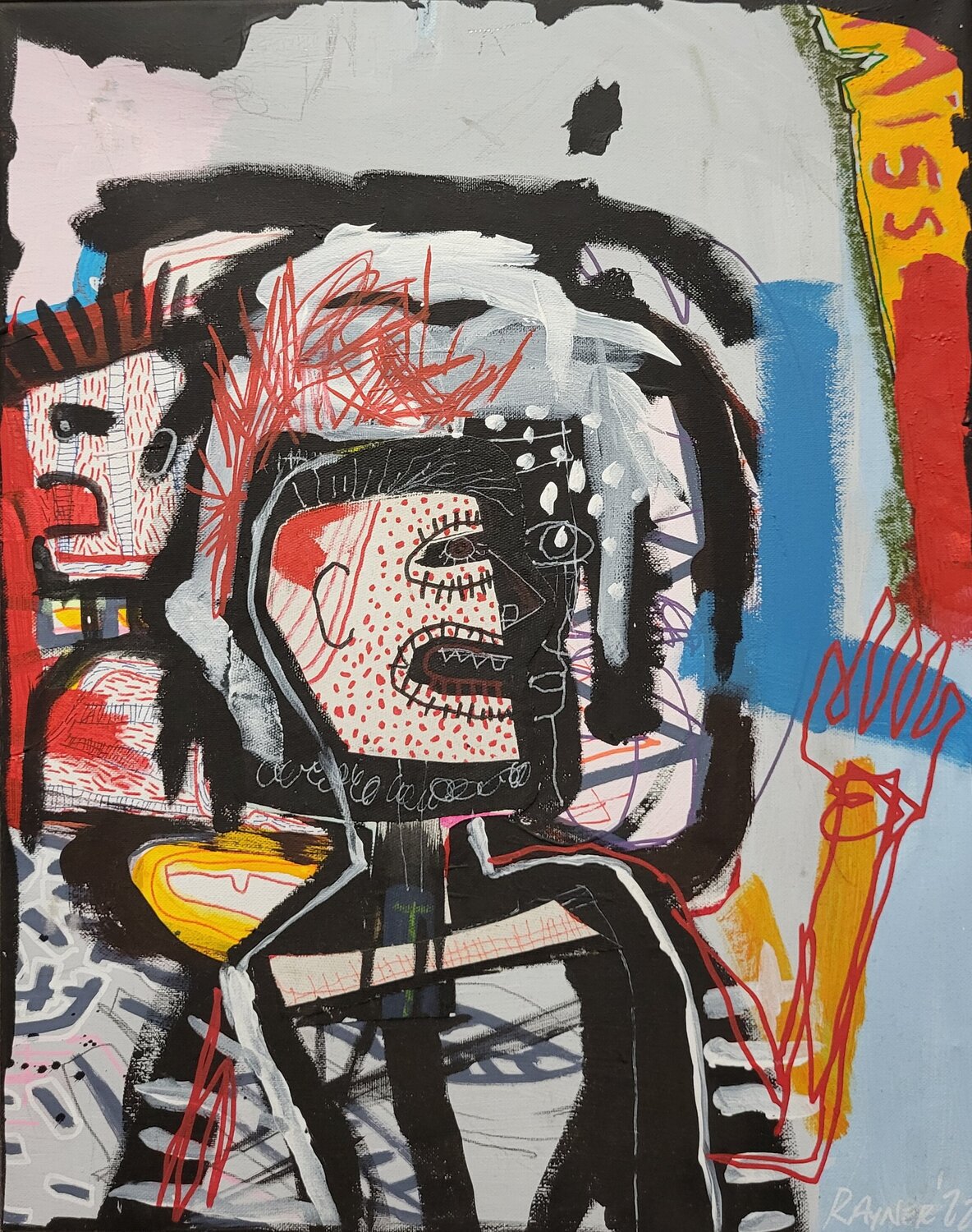 The big game Marc Rayner Original painting for sale