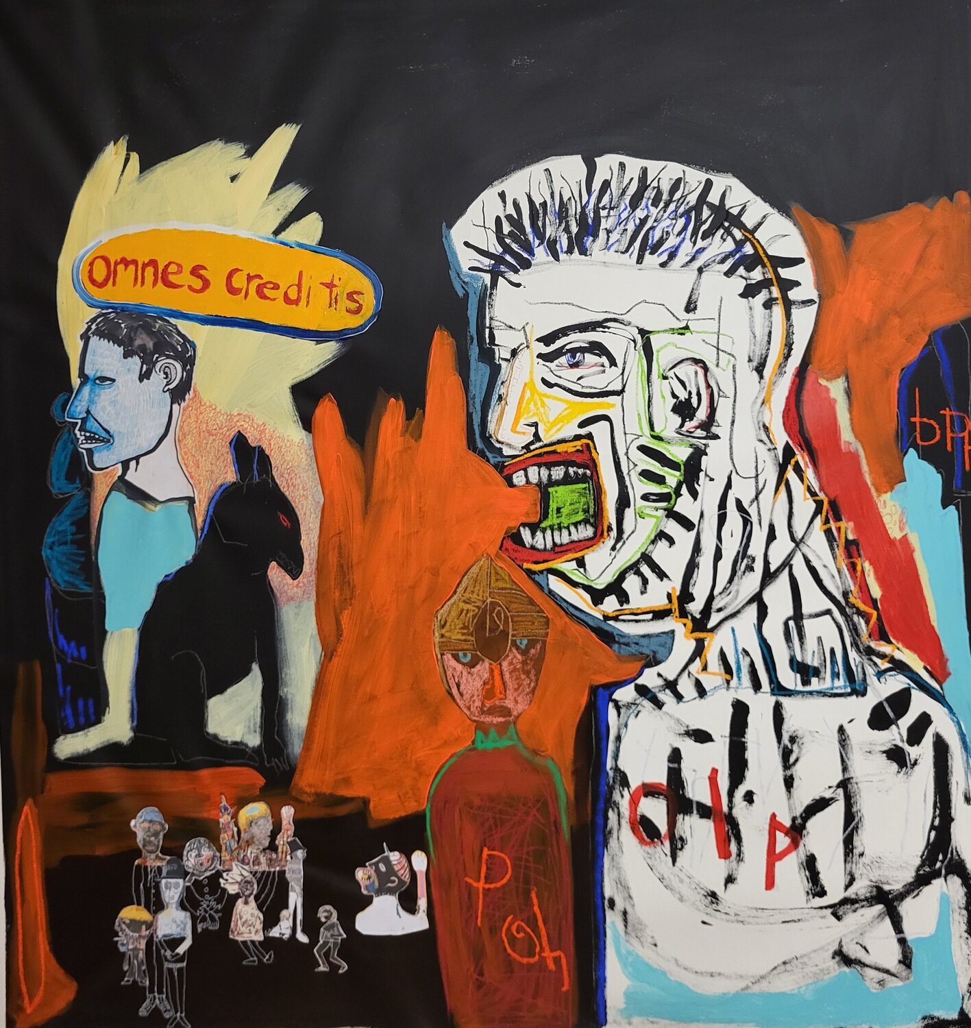 The new Rome has fallen Marc Rayner Original painting for sale