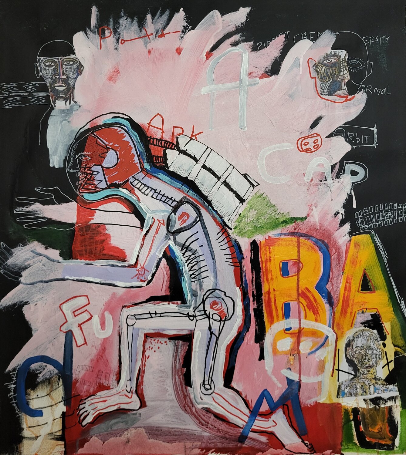 Fatal chemistry Marc Rayner Original painting for sale