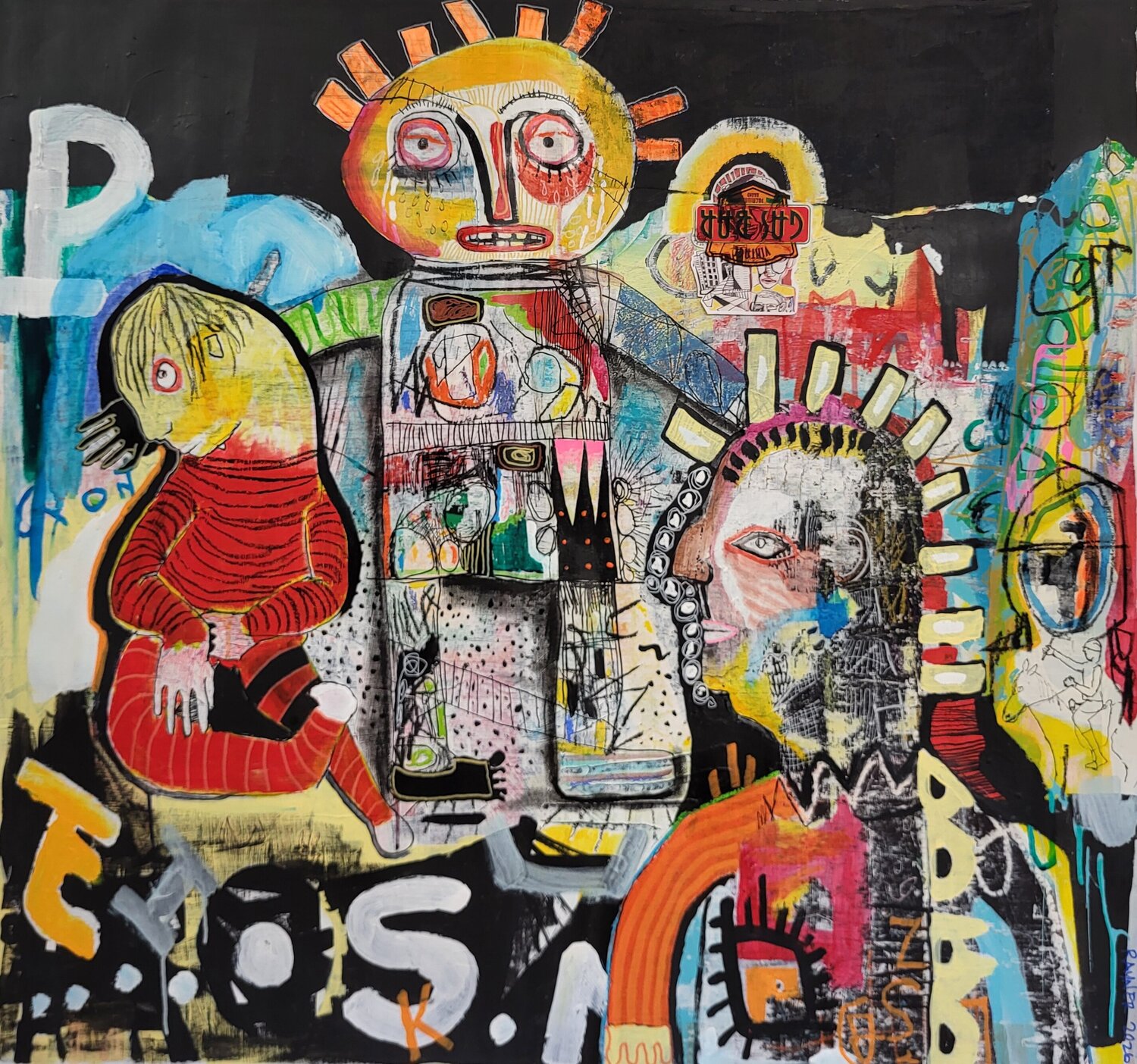 Islands unto ourselves Marc Rayner Original painting for sale