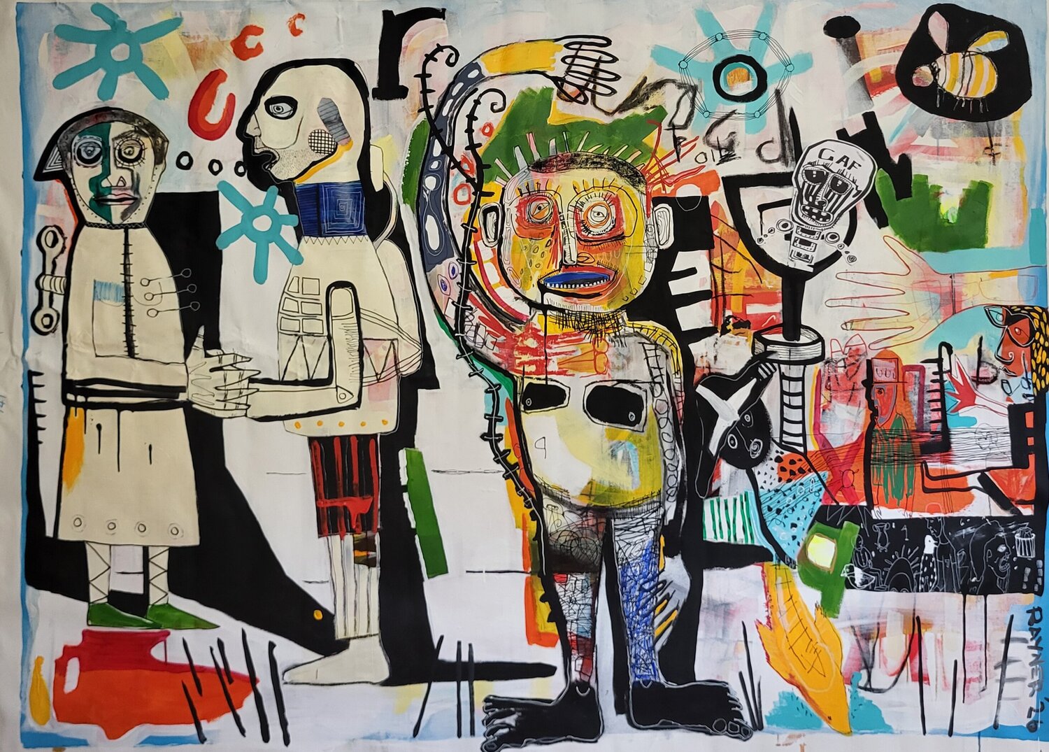 Signals Marc Rayner Original painting for sale