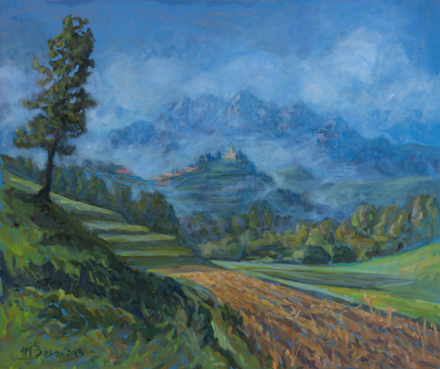 After the storm Marco Busoni Original painting for sale