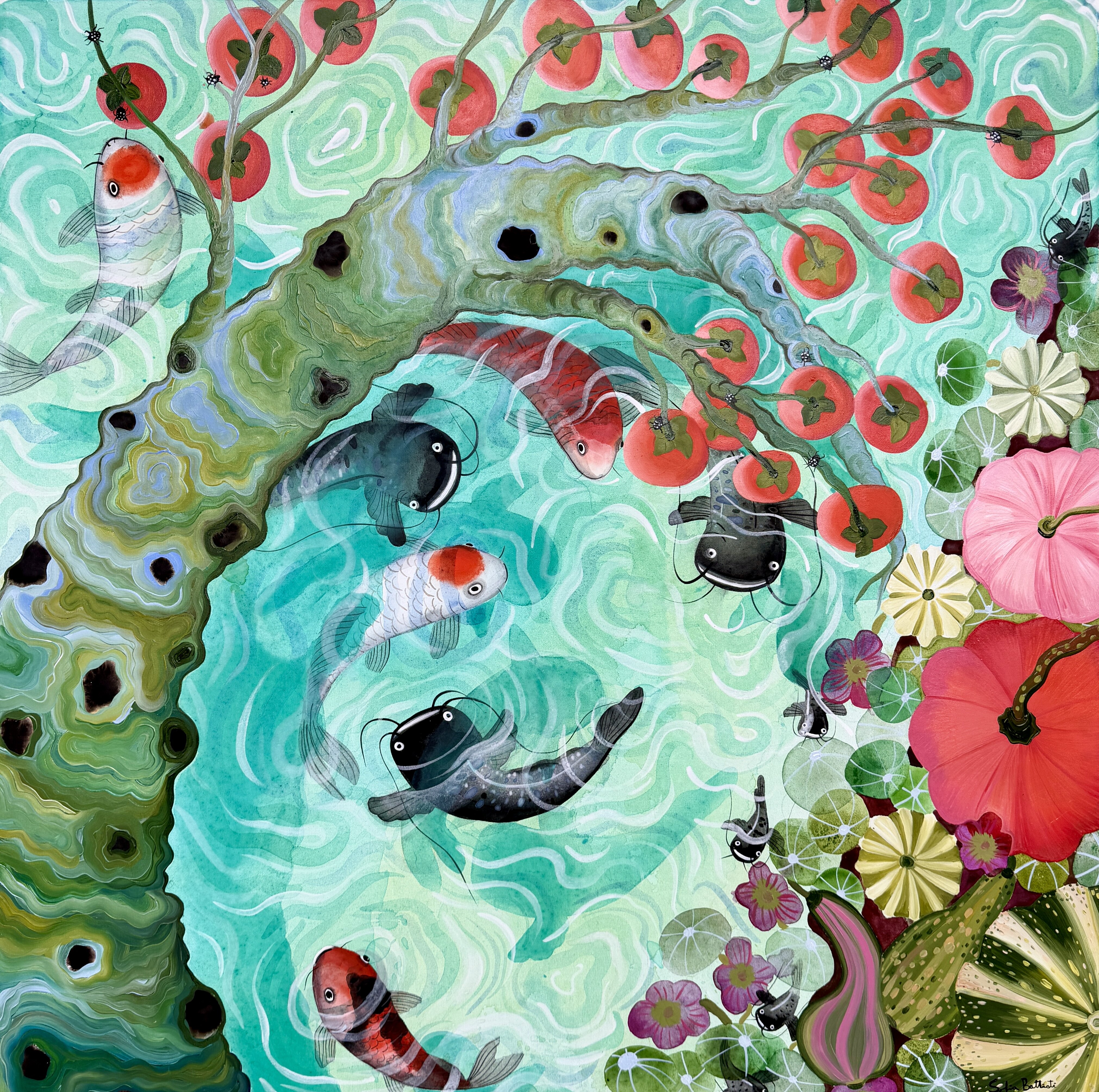 Koi, sorridi alla cimice