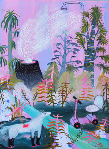 La freccia d'oro by Sofia Battisti, Painting for Sale on Select