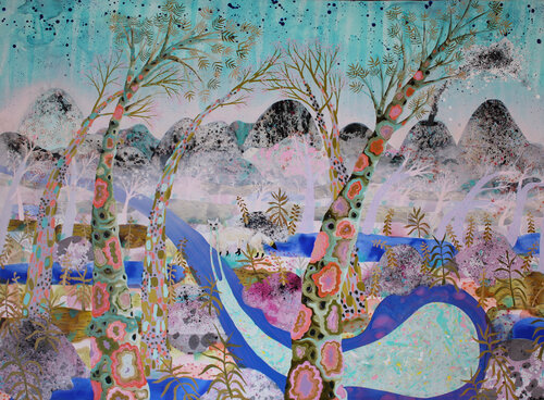 Lupo Spezzato by Sofia Battisti, Painting for Sale on Select