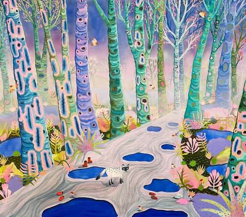 Lupus in fabula by Sofia Battisti, Painting for Sale on Select
