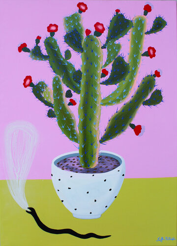 Coughing shake by Sofia Battisti, Painting for Sale on Select