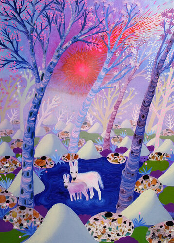 Mother Donkey by Sofia Battisti, Painting for Sale on Select