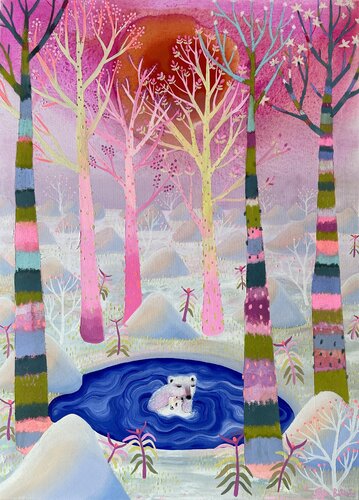The promise of the Sun by Sofia Battisti, Painting for Sale on Select