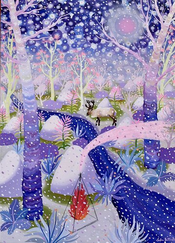 Most Sorrowful Streams by Sofia Battisti, Painting for Sale on Select