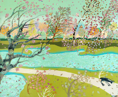 Il vento della primavera by Sofia Battisti, Painting for Sale on Select