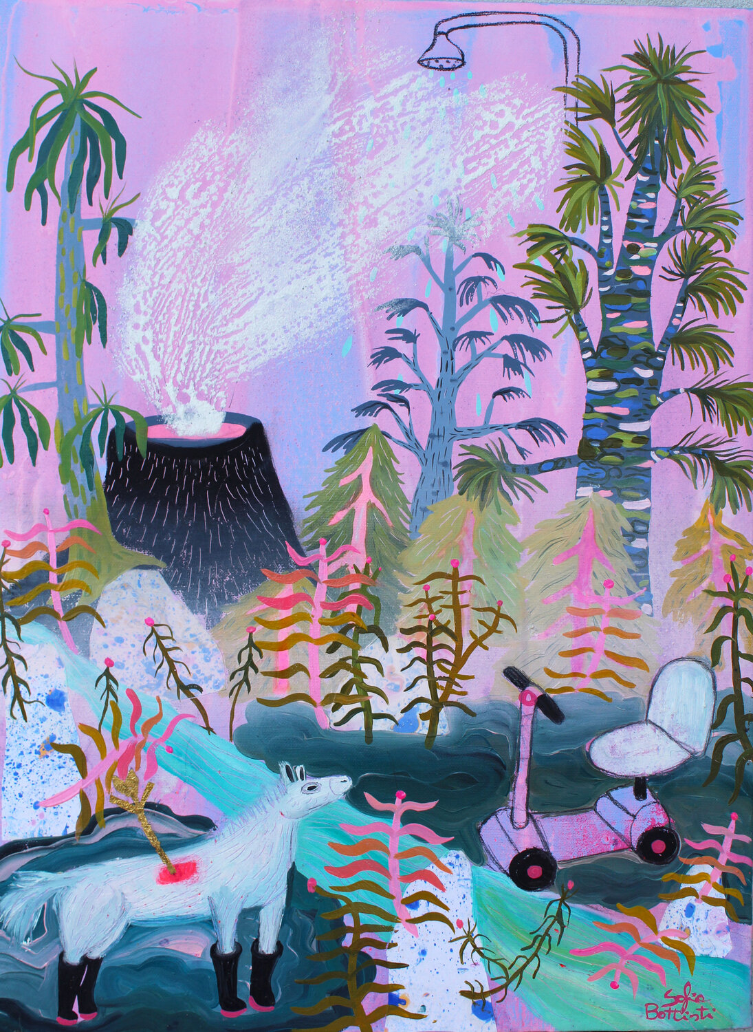 La freccia d'oro Sofia Battisti Original painting for sale