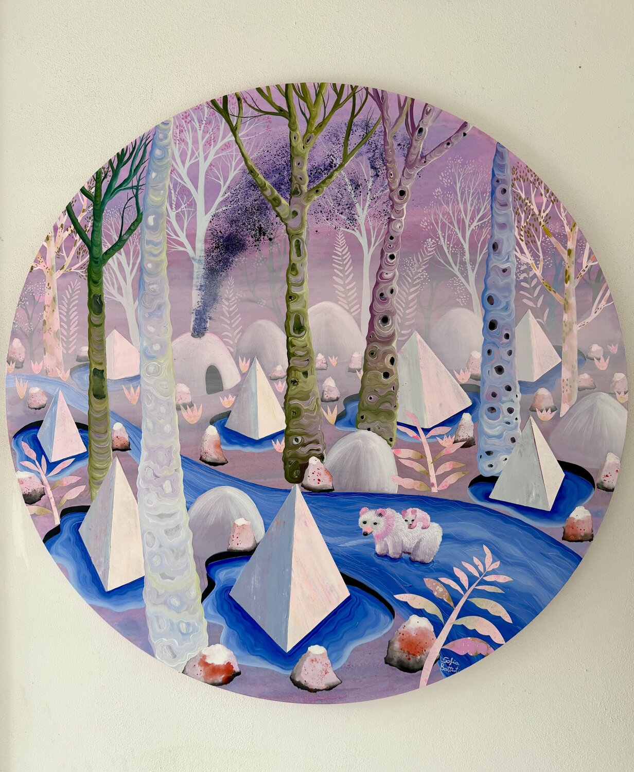 Warm Ice Sofia Battisti Original painting for sale