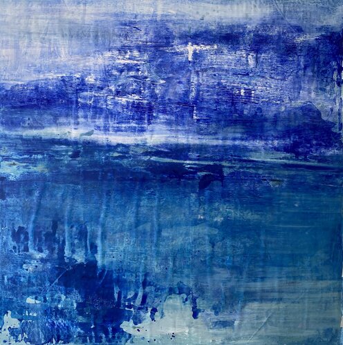 Carrabean Blue by Kathleen Rhee, Painting for Sale on Select