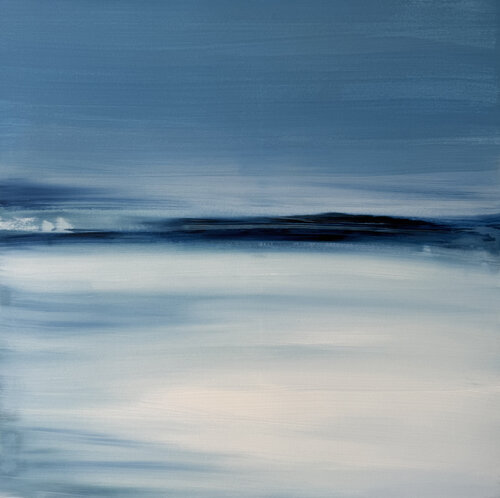 Seamless Blue Sky by Kathleen Rhee, Painting for Sale on Select