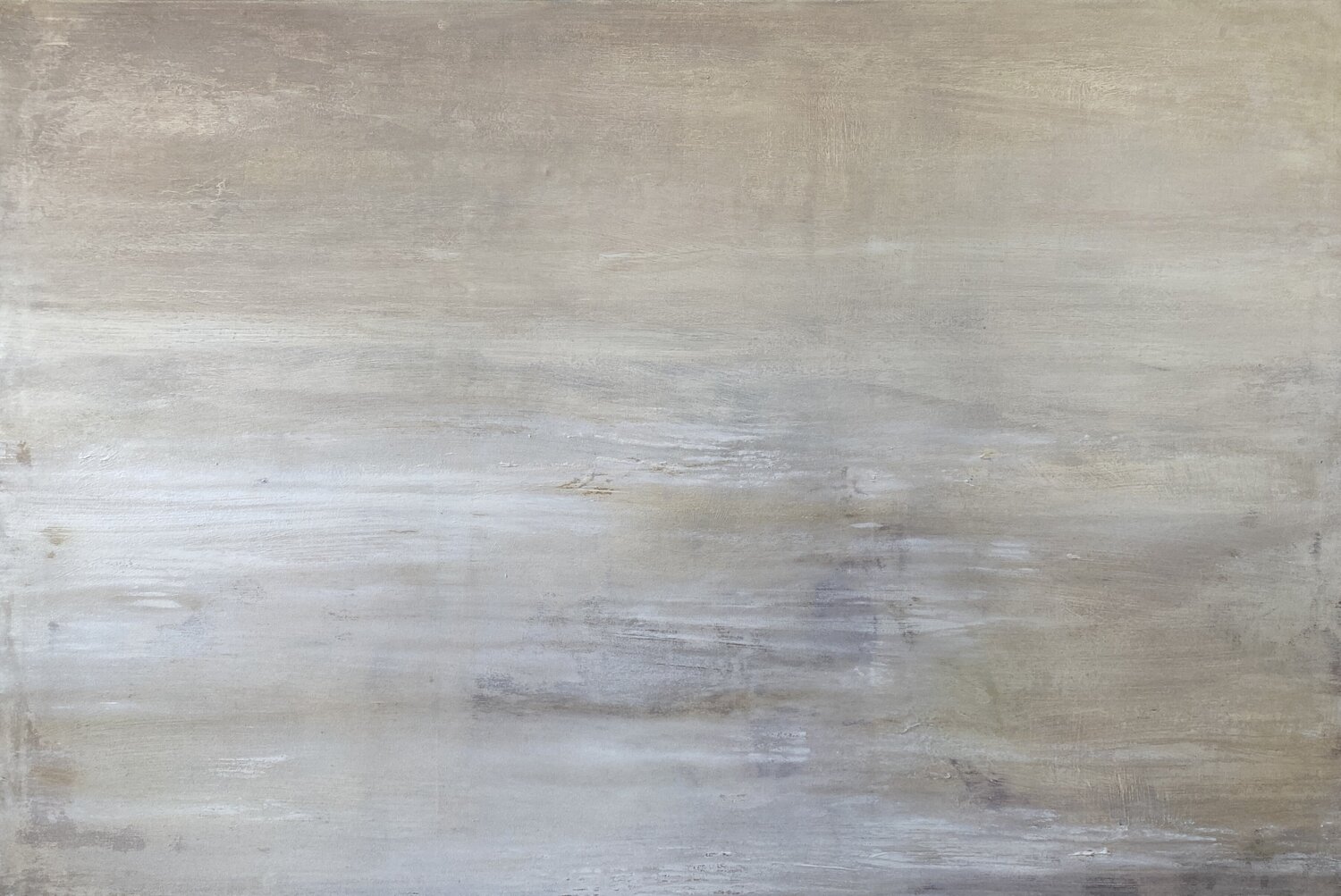 Weathering Skies Cream Kathleen Rhee Original painting for sale