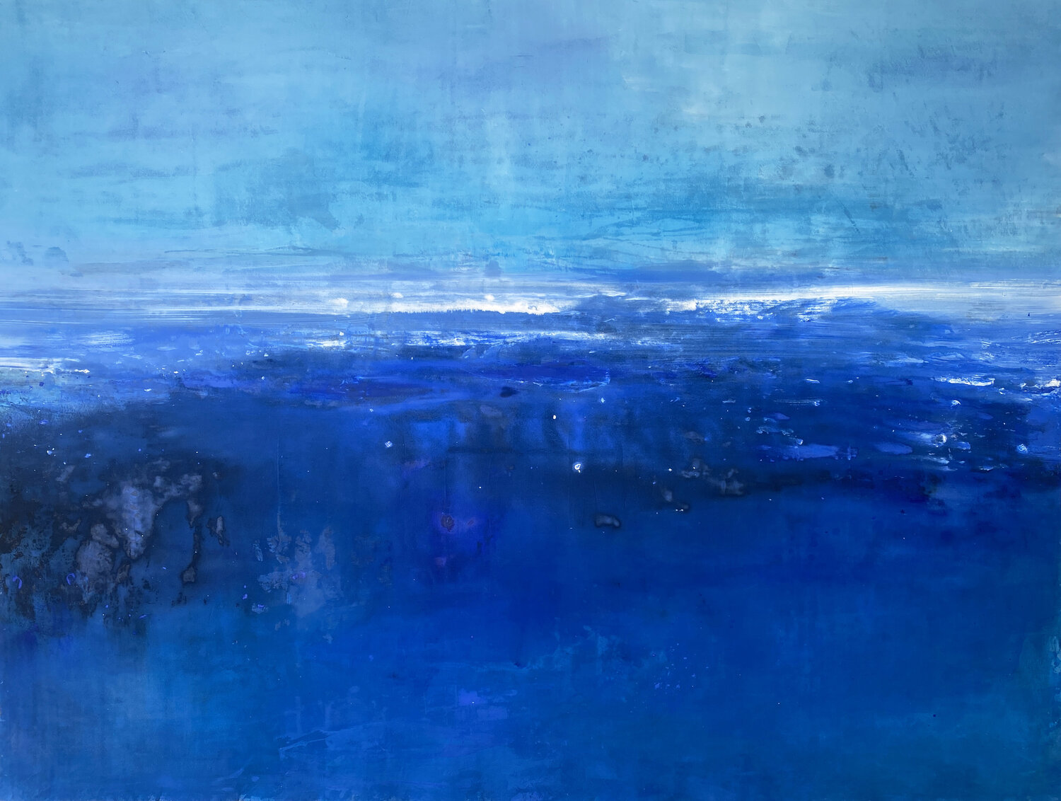 Let the Waves Wash Over You Kathleen Rhee Original painting for sale