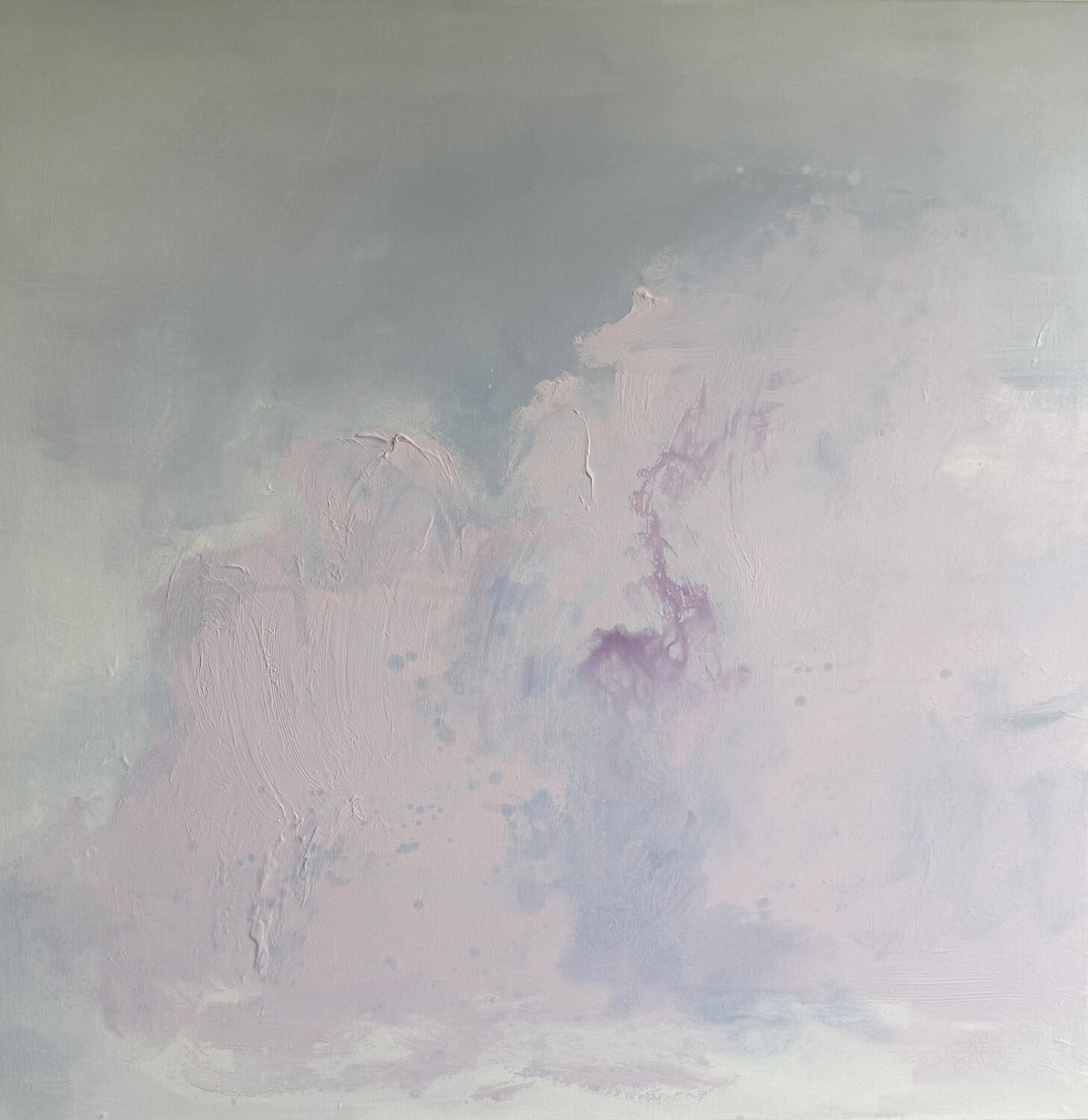 Pastel Cloud Sketch Lavender Kathleen Rhee Original painting for sale