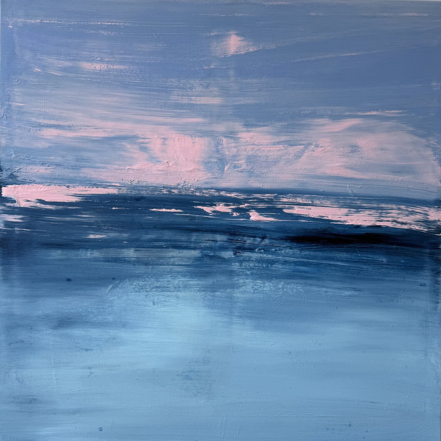 Pink Summer Light Kathleen Rhee Original painting for sale