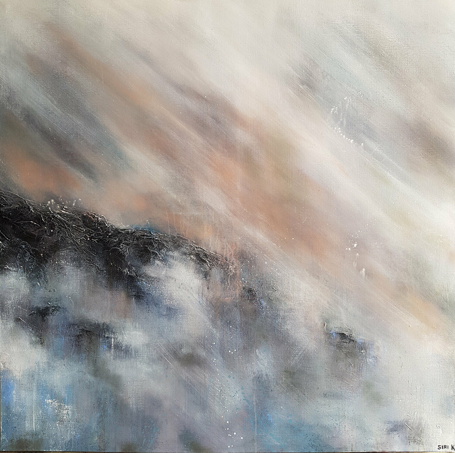 Winterstorm Siri Knoepffler Original painting for sale
