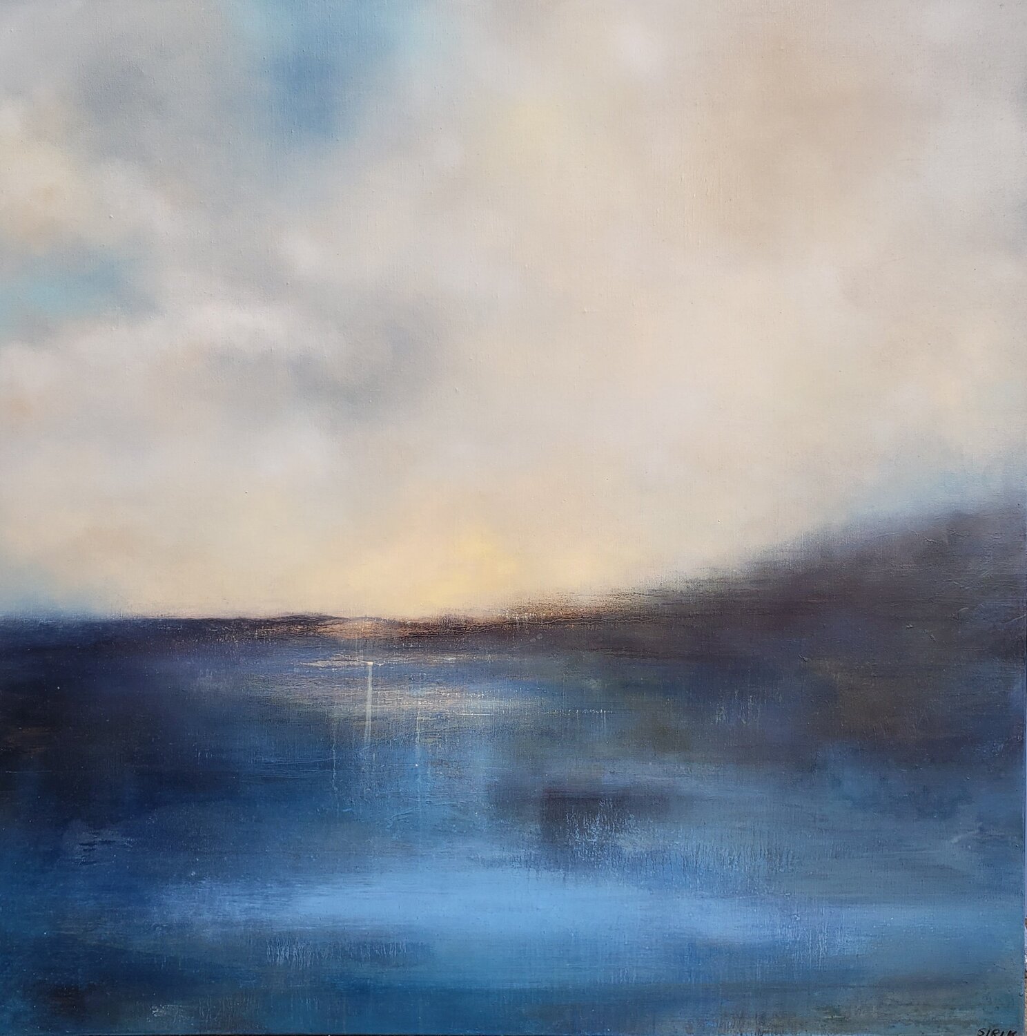 Silence by the sea Siri Knoepffler Original painting for sale
