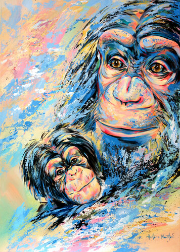 "By your side" - An deiner Seite by Helene Mantei, Painting for Sale on Select