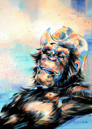"Old Casanova" by Helene Mantei, Painting for Sale on Select