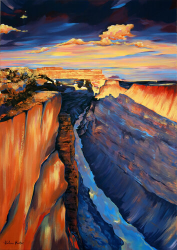 "Somewhere on earth" by Helene Mantei, Painting for Sale on Select