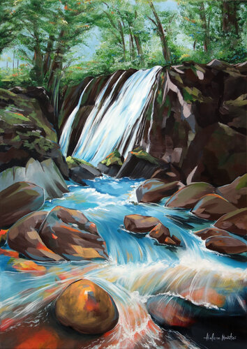 "Somewhere on earth #2" by Helene Mantei, Painting for Sale on Select