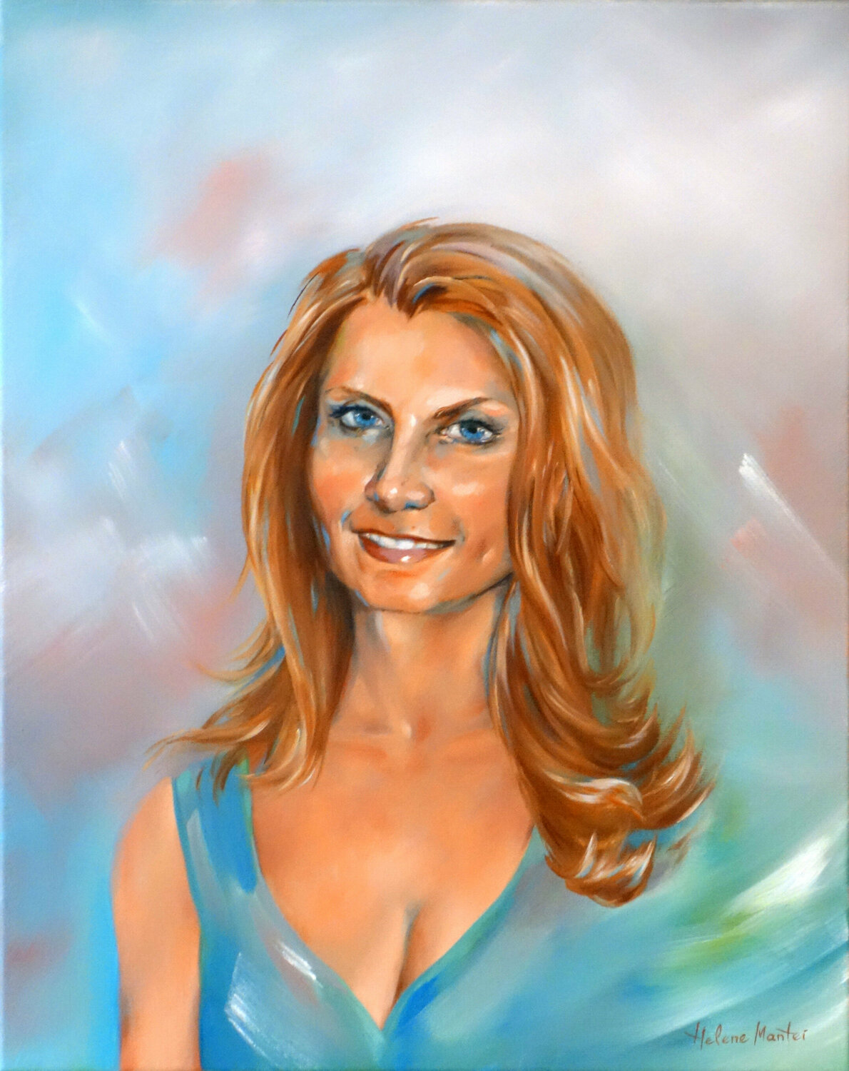 "Un esprit libre" -  A free spirit - Freigeist Helene Mantei Original painting for sale