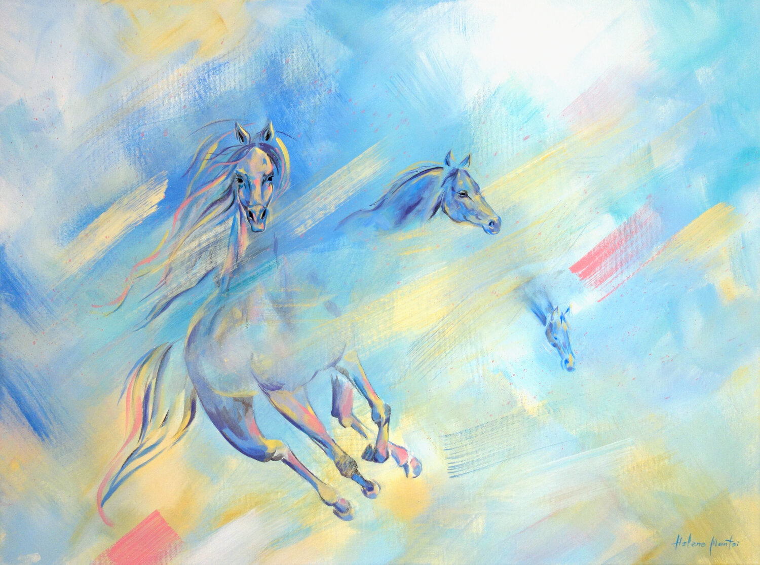 "Dreams and Memories" Helene Mantei Original painting for sale