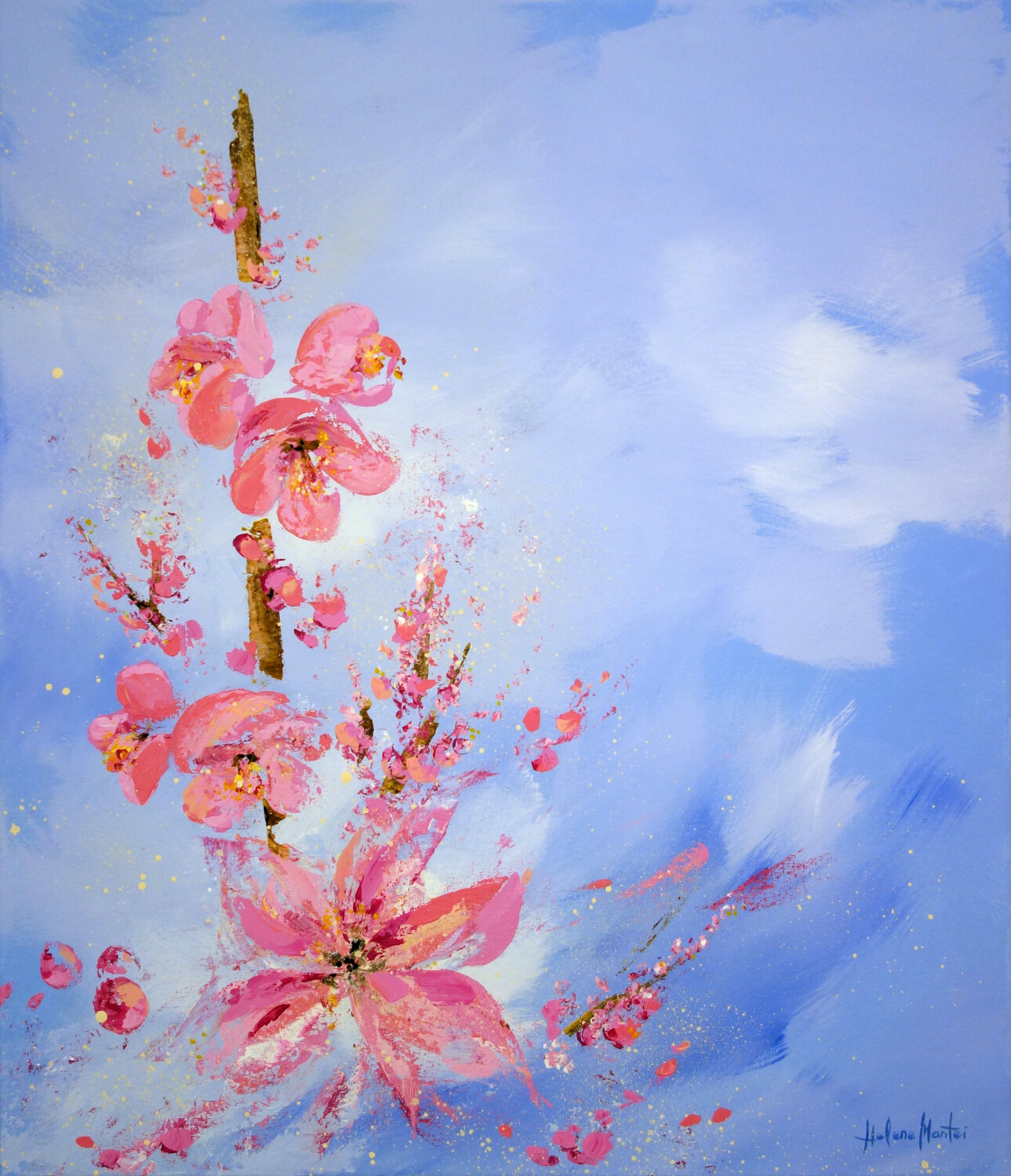 "Spring vibes" Helene Mantei Original painting for sale