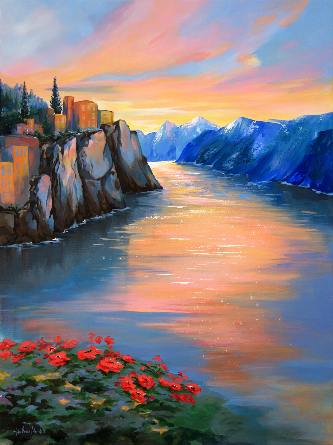 "Sunkissed" Helene Mantei Original painting for sale