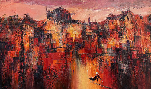 April Avenue by Quan Le, Painting for Sale on Select
