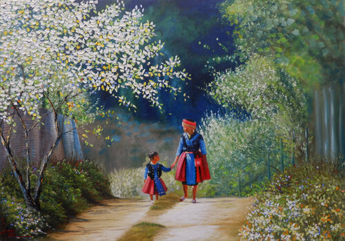 Spring day by Quan Le, Painting for Sale on Select