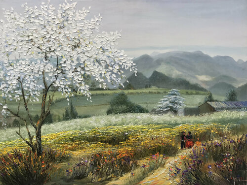 Morning sun by Quan Le, Painting for Sale on Select